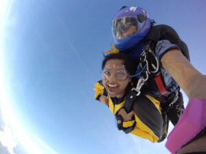 first time skydiving at skydive chicago