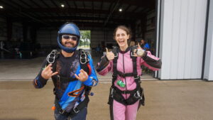 First time skydiving is a great holiday gift idea!